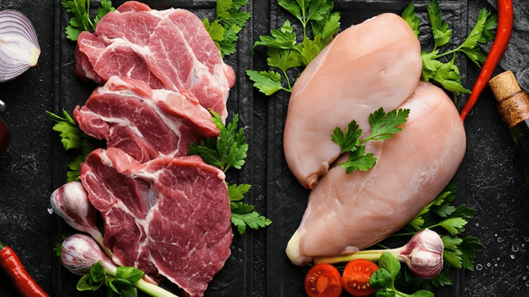 chicken and mutton